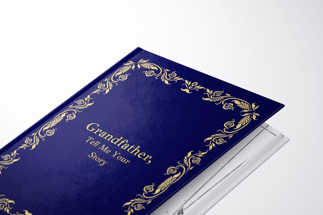 Grandfather, Tell Me Your Story – Guided Memory Journal & Father’s Day Gift for Grandpa