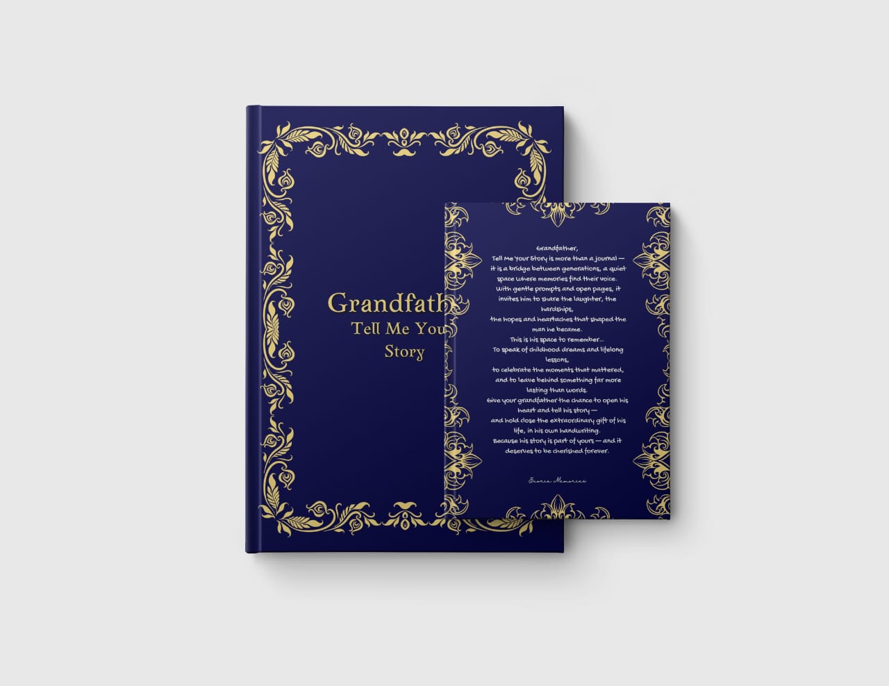 Grandfather, Tell Me Your Story – Guided Memory Journal & Father’s Day Gift for Grandpa