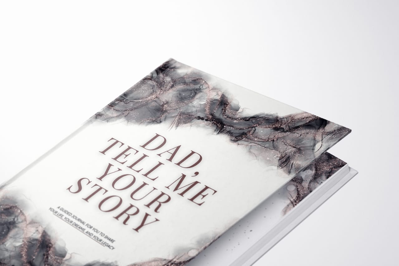 Dad, Tell Me Your Story – Guided Memory Journal & Keepsake Book | Father's Day Gift