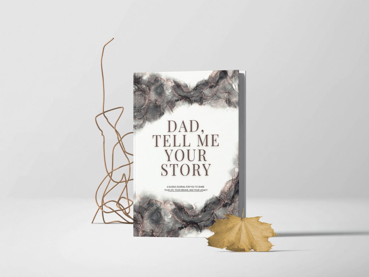 Dad, Tell Me Your Story – Guided Memory Journal & Keepsake Book | Father's Day Gift